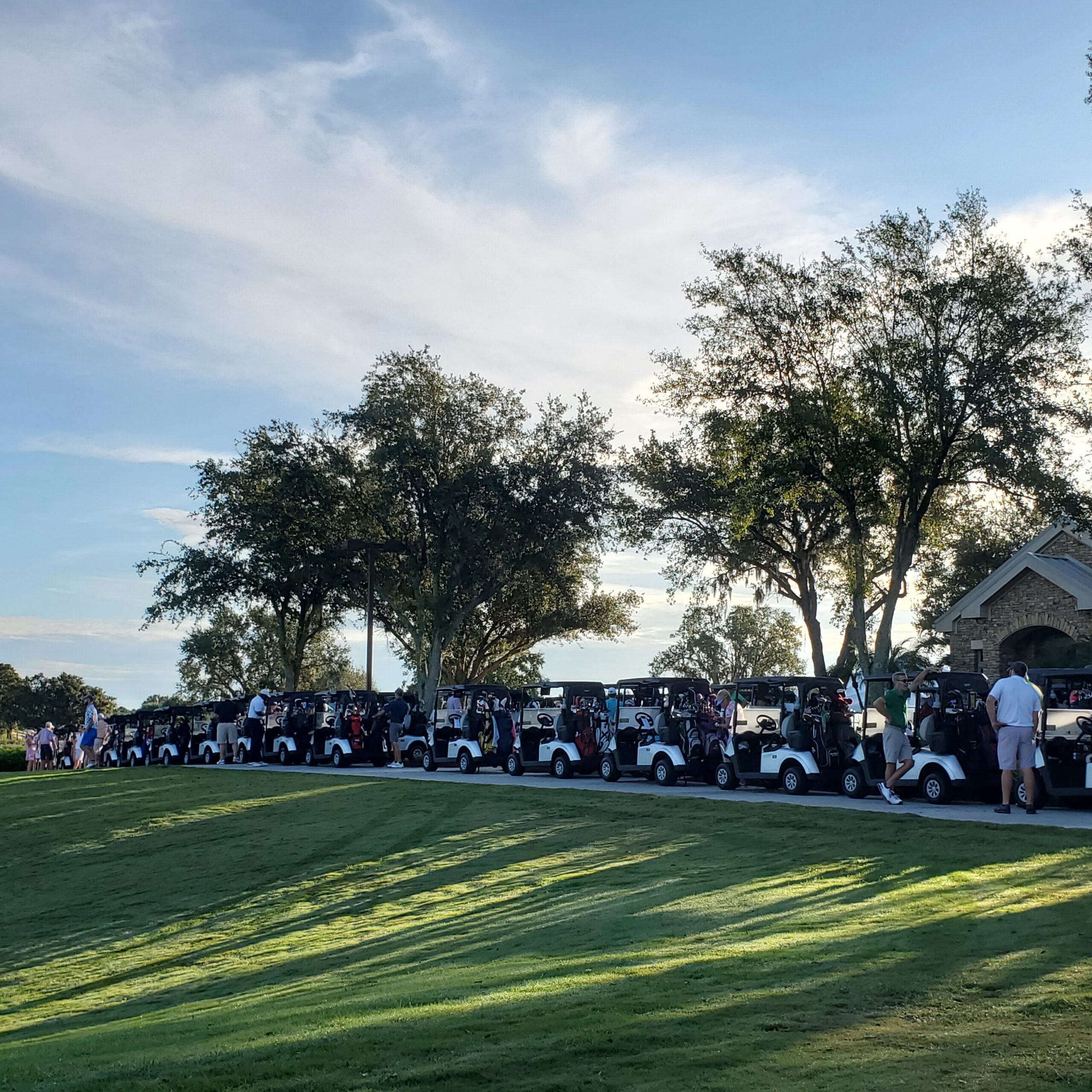 Golf Carts before heading out